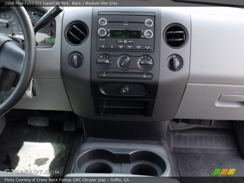 Black / Medium Flint Grey 2008 Ford F150 STX SuperCab 4x4