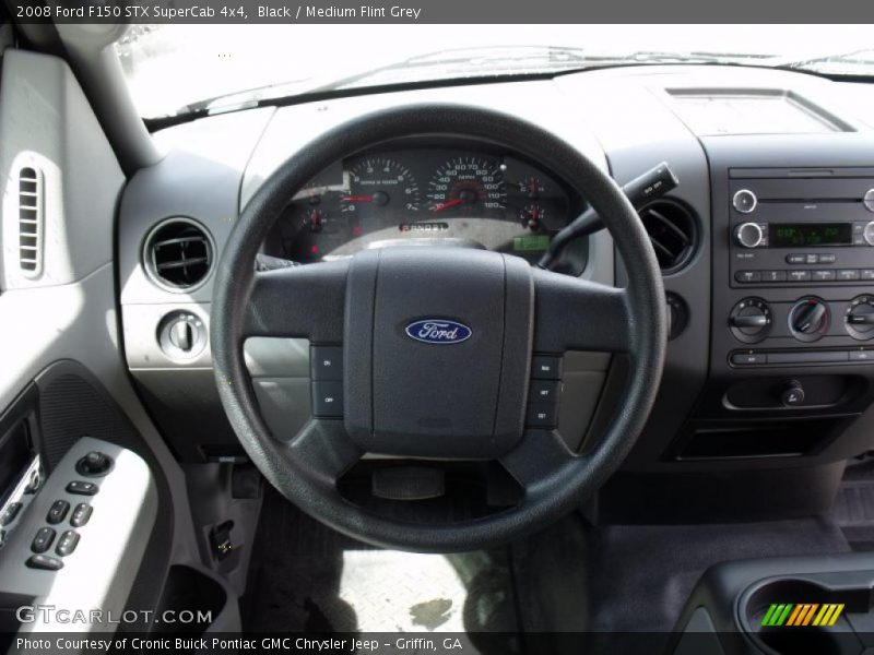 Black / Medium Flint Grey 2008 Ford F150 STX SuperCab 4x4