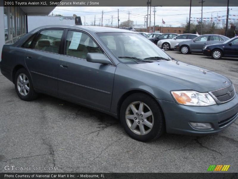 Silver Spruce Metallic / Stone 2001 Toyota Avalon XLS