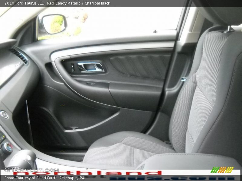 Red Candy Metallic / Charcoal Black 2010 Ford Taurus SEL