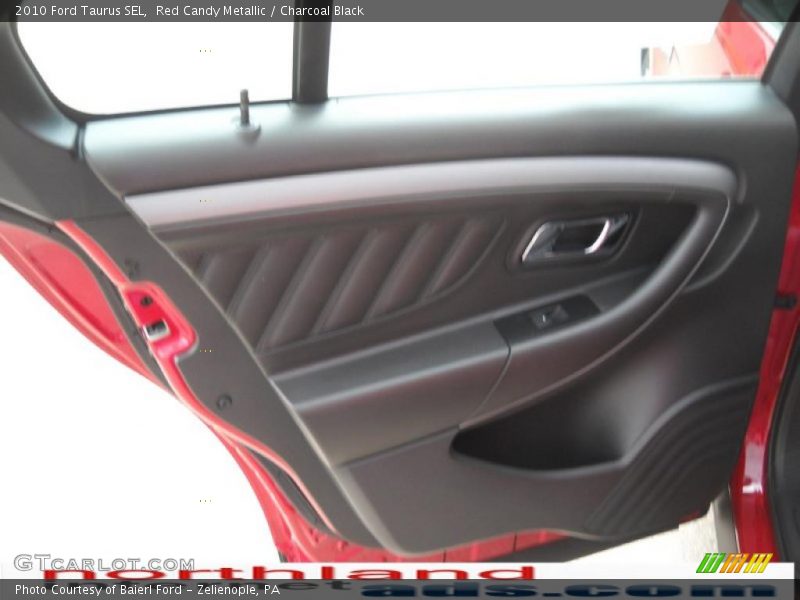 Red Candy Metallic / Charcoal Black 2010 Ford Taurus SEL