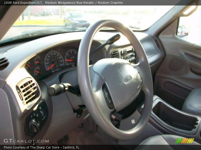 Medium Wedgewood Blue Metallic / Medium Graphite 1998 Ford Expedition XLT