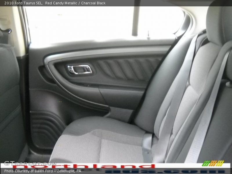 Red Candy Metallic / Charcoal Black 2010 Ford Taurus SEL