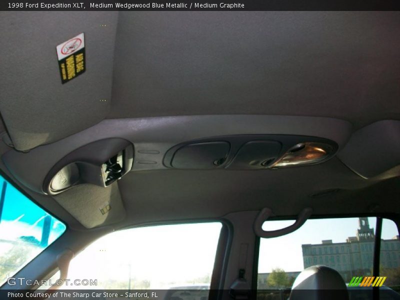 Medium Wedgewood Blue Metallic / Medium Graphite 1998 Ford Expedition XLT