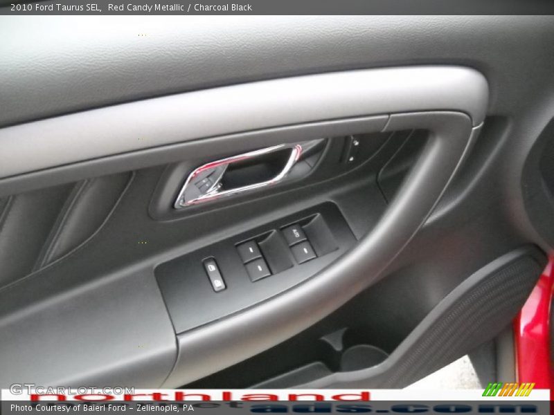 Red Candy Metallic / Charcoal Black 2010 Ford Taurus SEL
