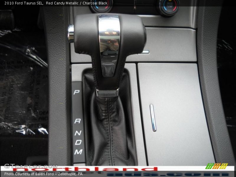 Red Candy Metallic / Charcoal Black 2010 Ford Taurus SEL