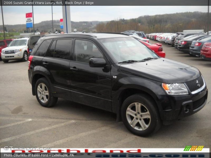 Black Onyx / Beige 2006 Suzuki Grand Vitara Luxury 4x4