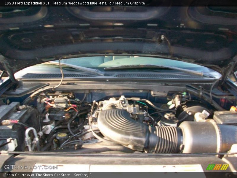 Medium Wedgewood Blue Metallic / Medium Graphite 1998 Ford Expedition XLT