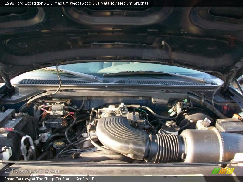 Medium Wedgewood Blue Metallic / Medium Graphite 1998 Ford Expedition XLT