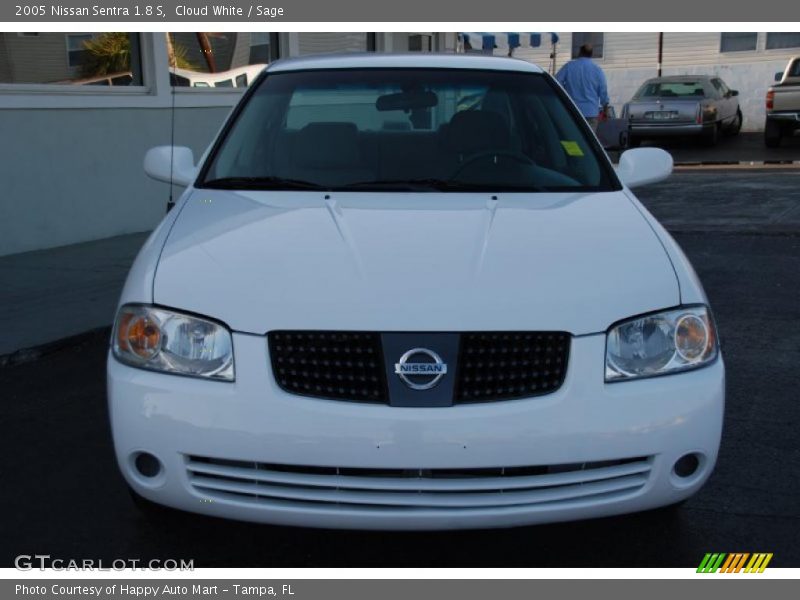 Cloud White / Sage 2005 Nissan Sentra 1.8 S