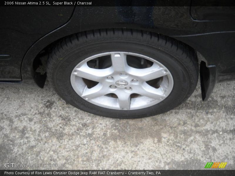 Super Black / Charcoal 2006 Nissan Altima 2.5 SL