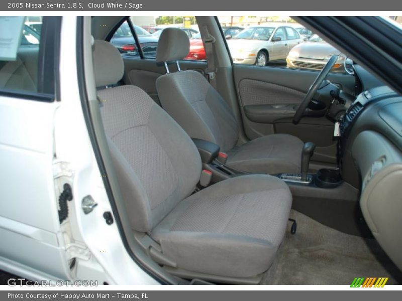 Cloud White / Sage 2005 Nissan Sentra 1.8 S