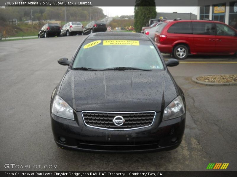 Super Black / Charcoal 2006 Nissan Altima 2.5 SL