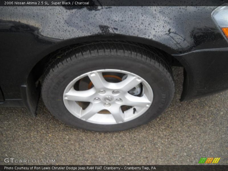Super Black / Charcoal 2006 Nissan Altima 2.5 SL