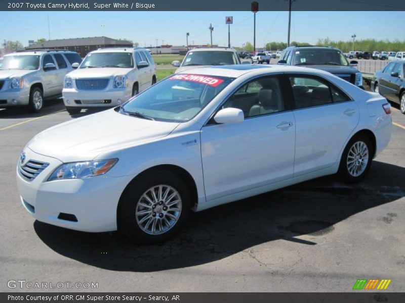 Super White / Bisque 2007 Toyota Camry Hybrid