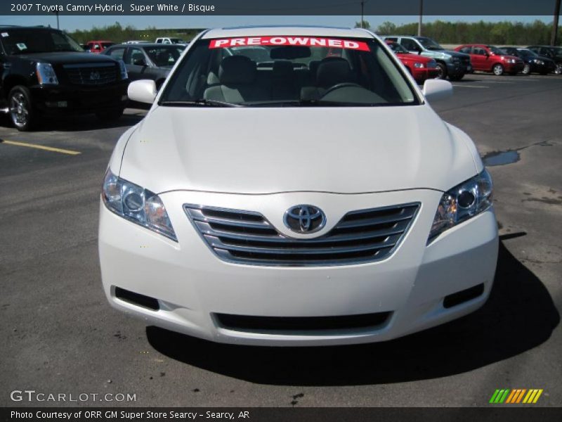 Super White / Bisque 2007 Toyota Camry Hybrid