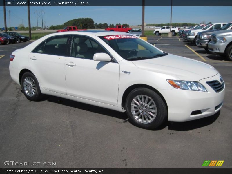 Super White / Bisque 2007 Toyota Camry Hybrid