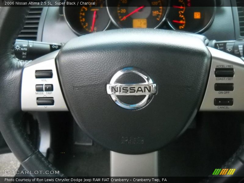 Super Black / Charcoal 2006 Nissan Altima 2.5 SL