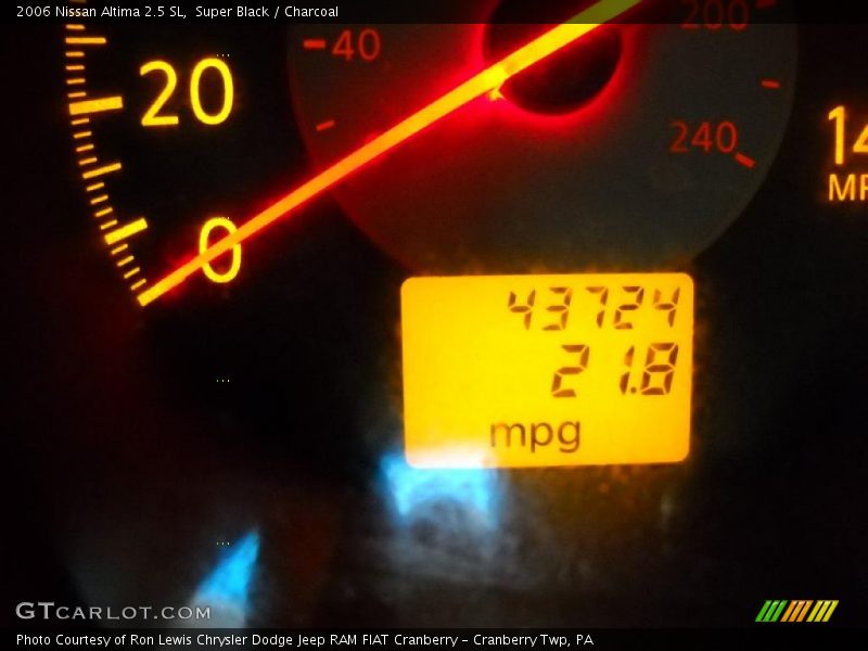 Super Black / Charcoal 2006 Nissan Altima 2.5 SL