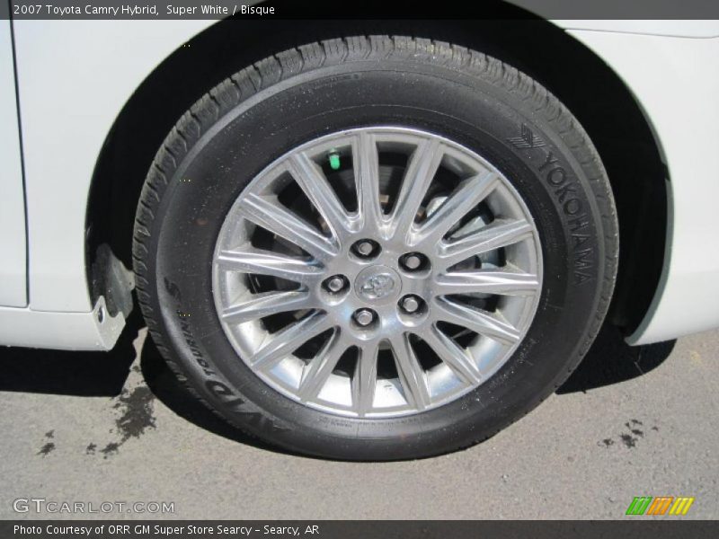 Super White / Bisque 2007 Toyota Camry Hybrid