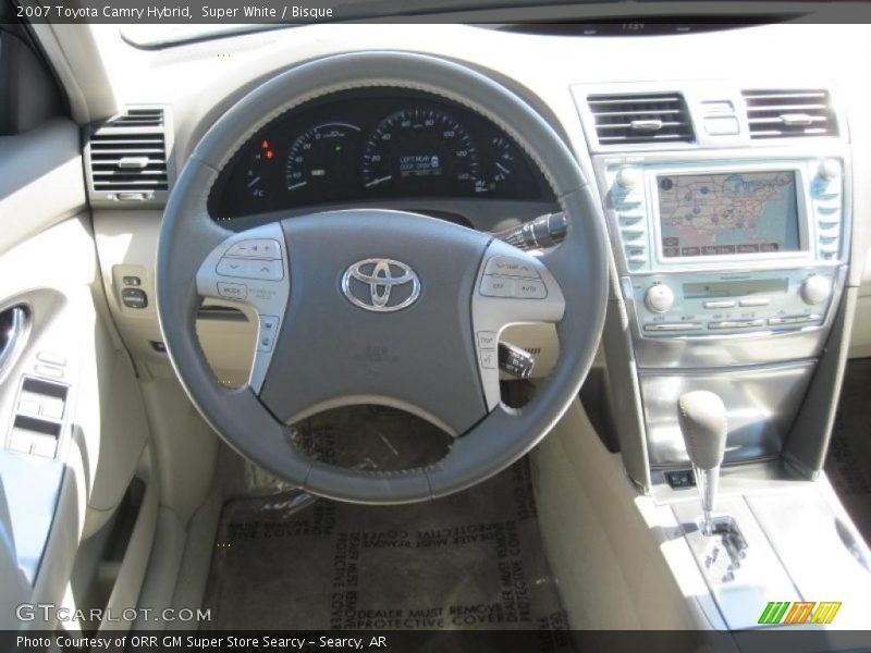 Super White / Bisque 2007 Toyota Camry Hybrid