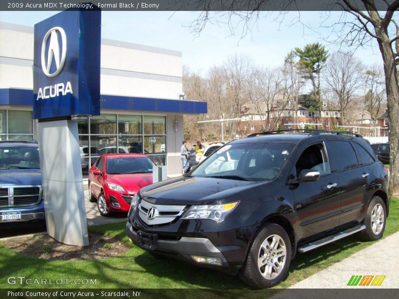 Formal Black / Ebony 2009 Acura MDX Technology