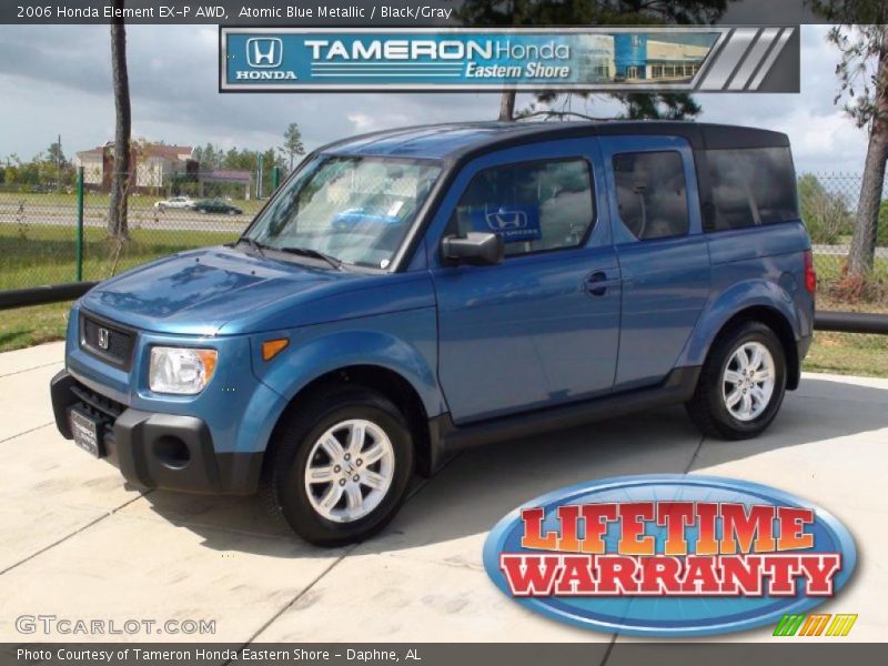 Atomic Blue Metallic / Black/Gray 2006 Honda Element EX-P AWD
