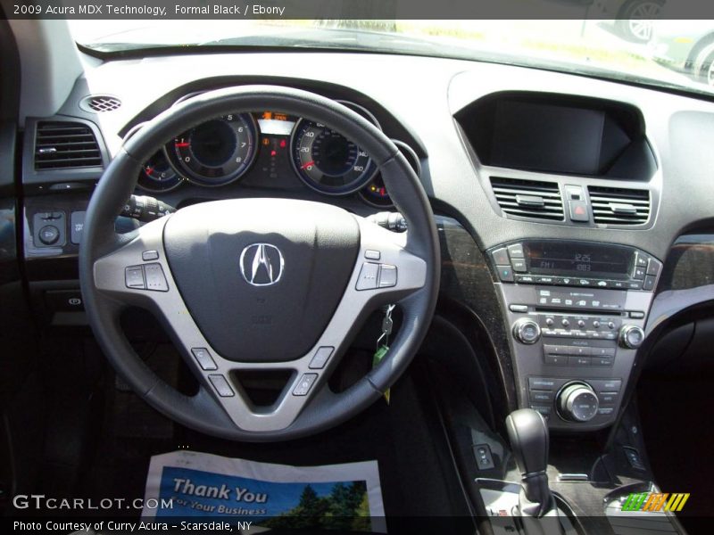 Formal Black / Ebony 2009 Acura MDX Technology