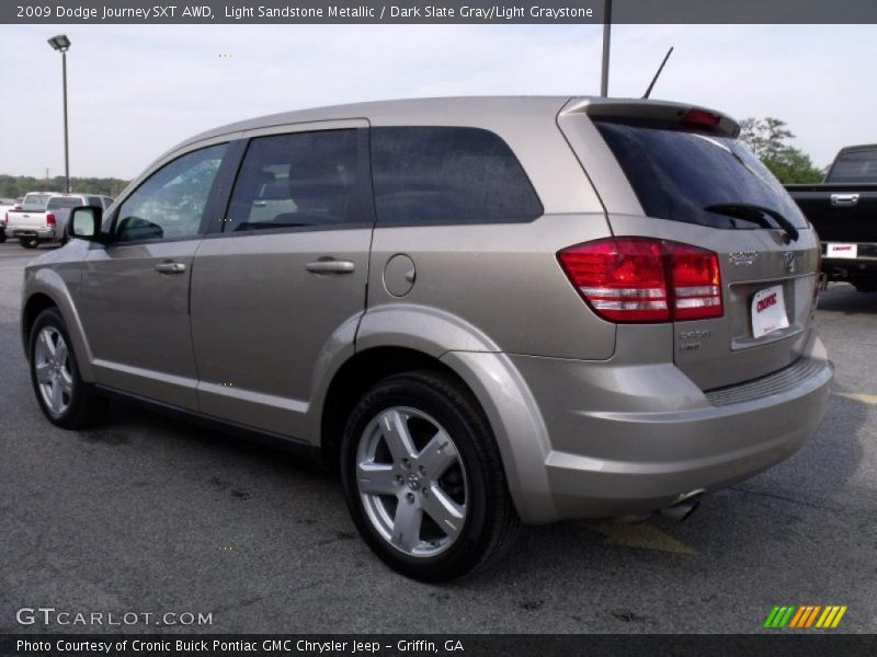 Light Sandstone Metallic / Dark Slate Gray/Light Graystone 2009 Dodge Journey SXT AWD