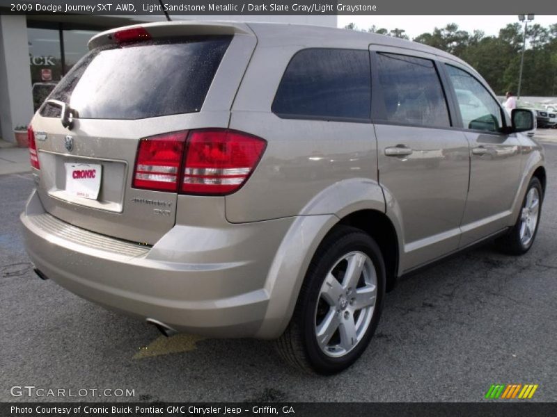 Light Sandstone Metallic / Dark Slate Gray/Light Graystone 2009 Dodge Journey SXT AWD