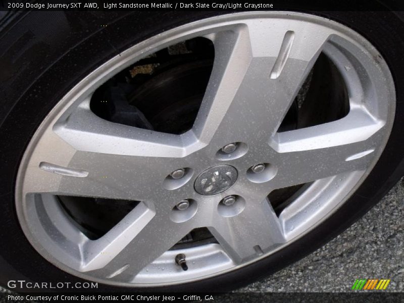 Light Sandstone Metallic / Dark Slate Gray/Light Graystone 2009 Dodge Journey SXT AWD