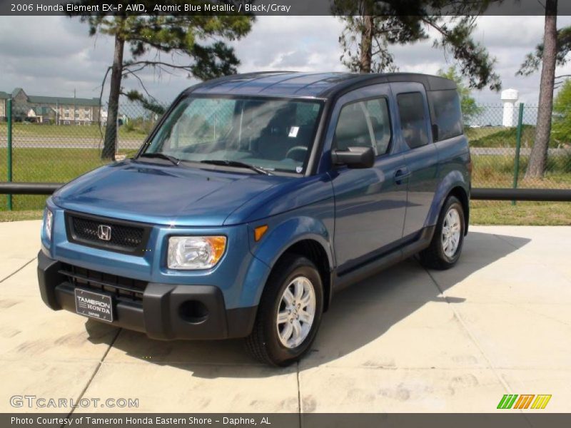 Atomic Blue Metallic / Black/Gray 2006 Honda Element EX-P AWD