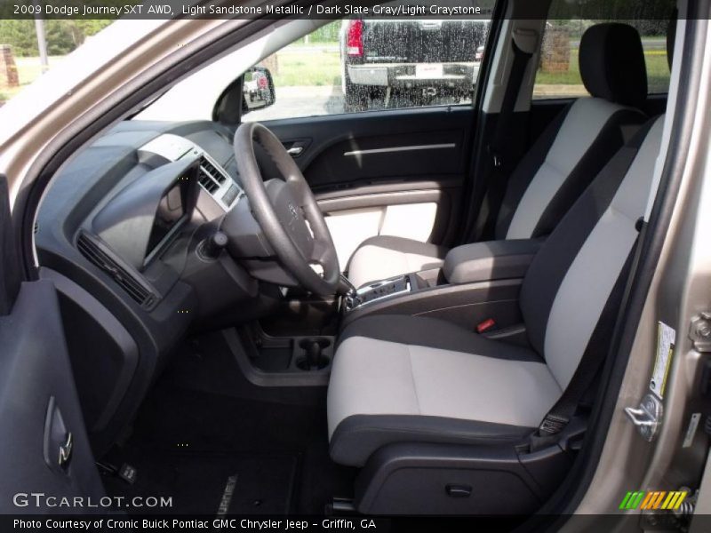 Light Sandstone Metallic / Dark Slate Gray/Light Graystone 2009 Dodge Journey SXT AWD