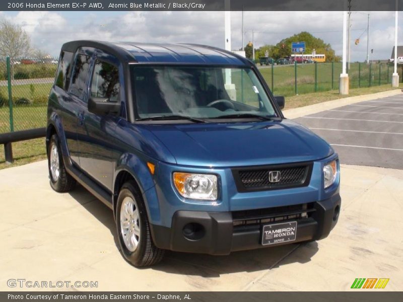 Atomic Blue Metallic / Black/Gray 2006 Honda Element EX-P AWD