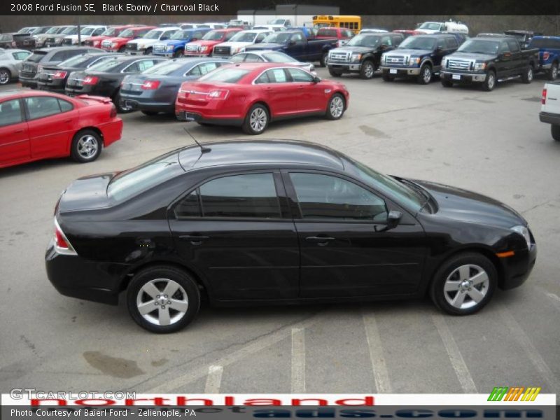 Black Ebony / Charcoal Black 2008 Ford Fusion SE