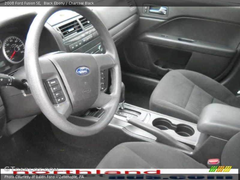 Black Ebony / Charcoal Black 2008 Ford Fusion SE