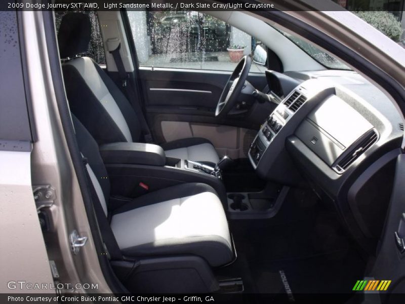 Light Sandstone Metallic / Dark Slate Gray/Light Graystone 2009 Dodge Journey SXT AWD