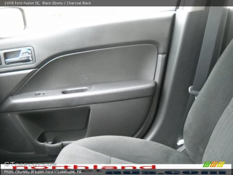 Black Ebony / Charcoal Black 2008 Ford Fusion SE