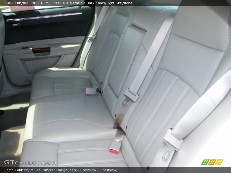 Steel Blue Metallic / Dark Khaki/Light Graystone 2007 Chrysler 300 C HEMI