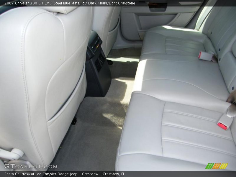 Steel Blue Metallic / Dark Khaki/Light Graystone 2007 Chrysler 300 C HEMI