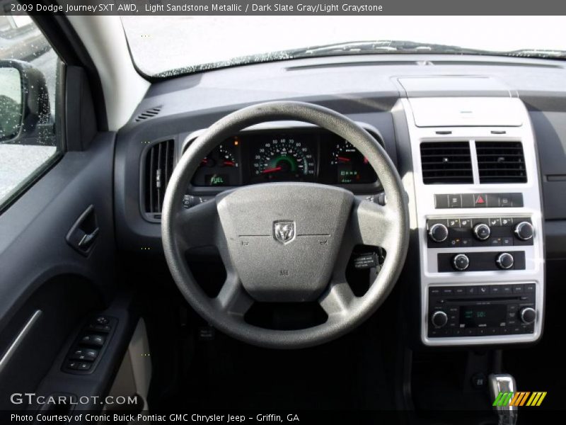 Light Sandstone Metallic / Dark Slate Gray/Light Graystone 2009 Dodge Journey SXT AWD