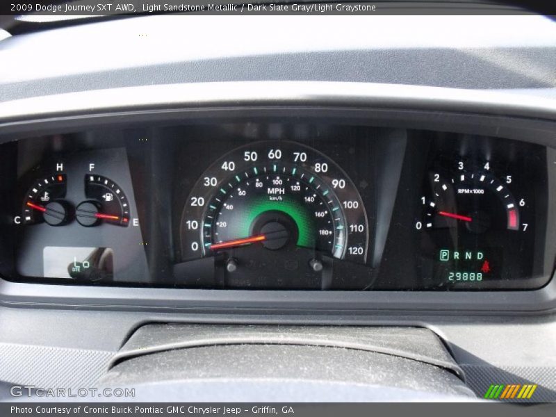Light Sandstone Metallic / Dark Slate Gray/Light Graystone 2009 Dodge Journey SXT AWD