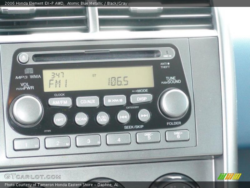 Atomic Blue Metallic / Black/Gray 2006 Honda Element EX-P AWD
