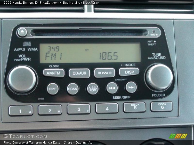 Atomic Blue Metallic / Black/Gray 2006 Honda Element EX-P AWD