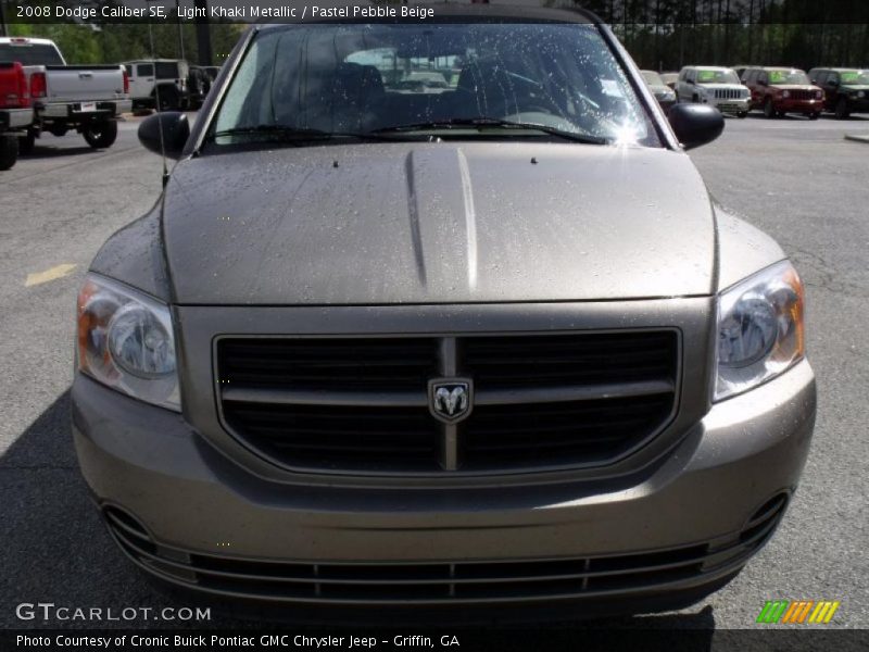 Light Khaki Metallic / Pastel Pebble Beige 2008 Dodge Caliber SE