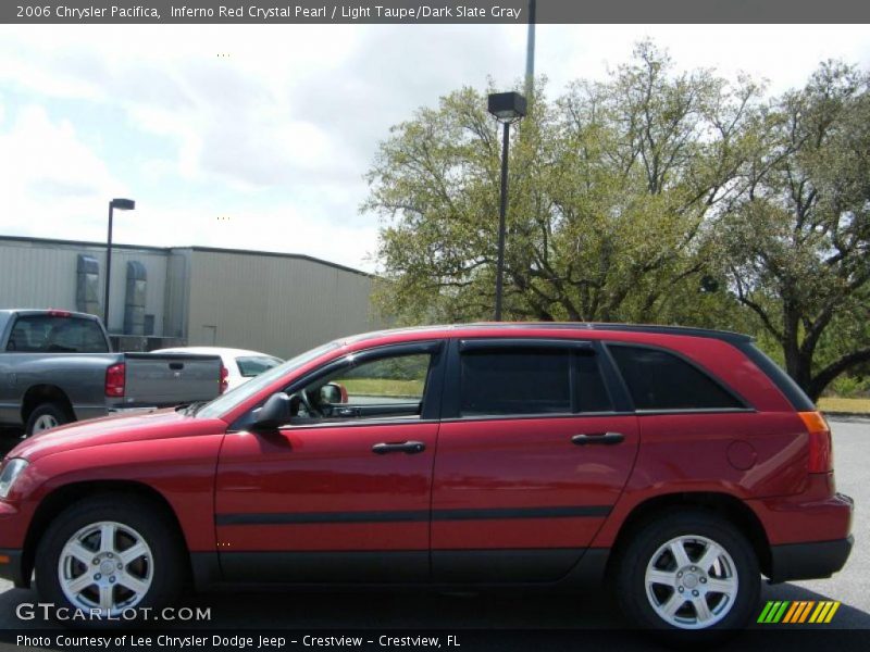 Inferno Red Crystal Pearl / Light Taupe/Dark Slate Gray 2006 Chrysler Pacifica