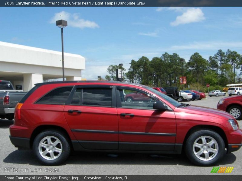 Inferno Red Crystal Pearl / Light Taupe/Dark Slate Gray 2006 Chrysler Pacifica