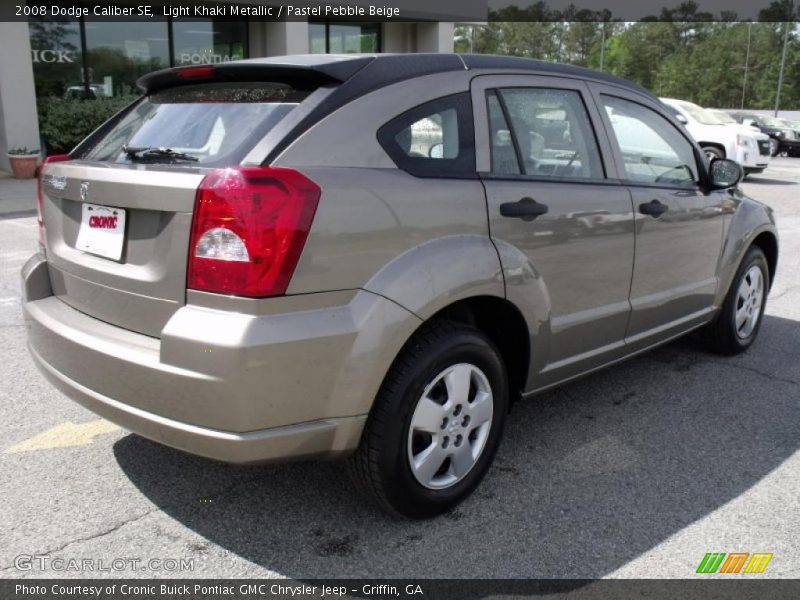Light Khaki Metallic / Pastel Pebble Beige 2008 Dodge Caliber SE