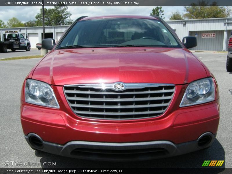 Inferno Red Crystal Pearl / Light Taupe/Dark Slate Gray 2006 Chrysler Pacifica