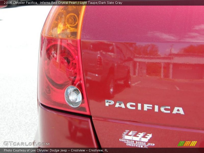 Inferno Red Crystal Pearl / Light Taupe/Dark Slate Gray 2006 Chrysler Pacifica